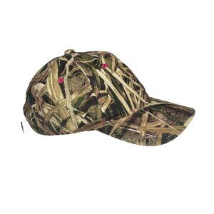 Signatures Camo Baseball Cap Womens Adjustable Strap Back Green Pink Hunting
